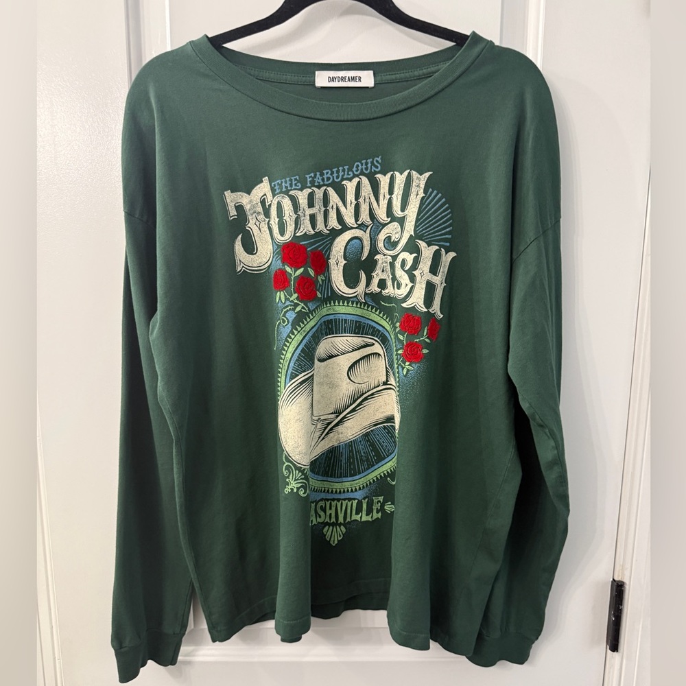 Daydreamer Green Graphic Tee